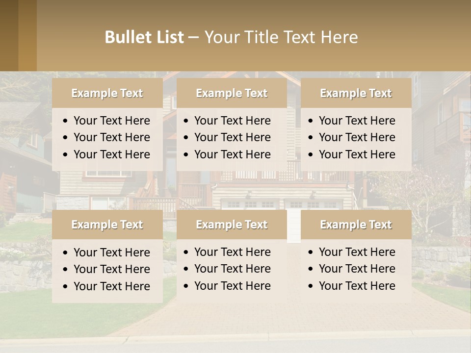 Property Rent Leaf PowerPoint Template