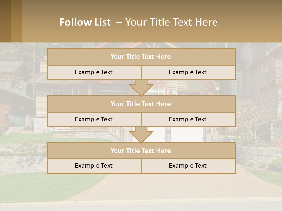 Property Rent Leaf PowerPoint Template