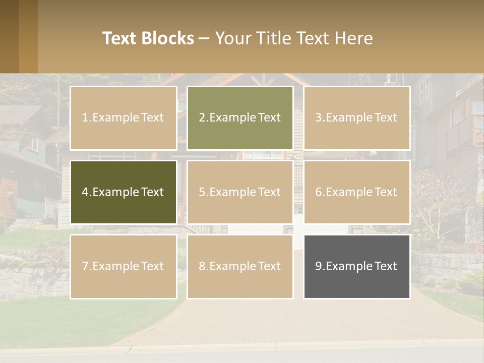 Property Rent Leaf PowerPoint Template