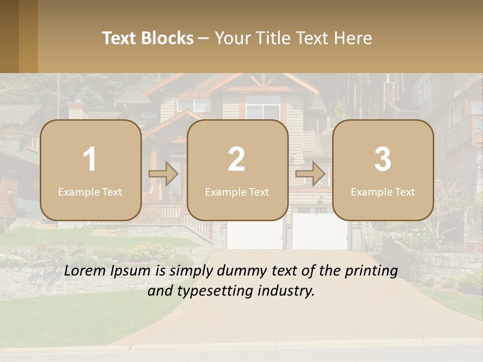 Property Rent Leaf PowerPoint Template