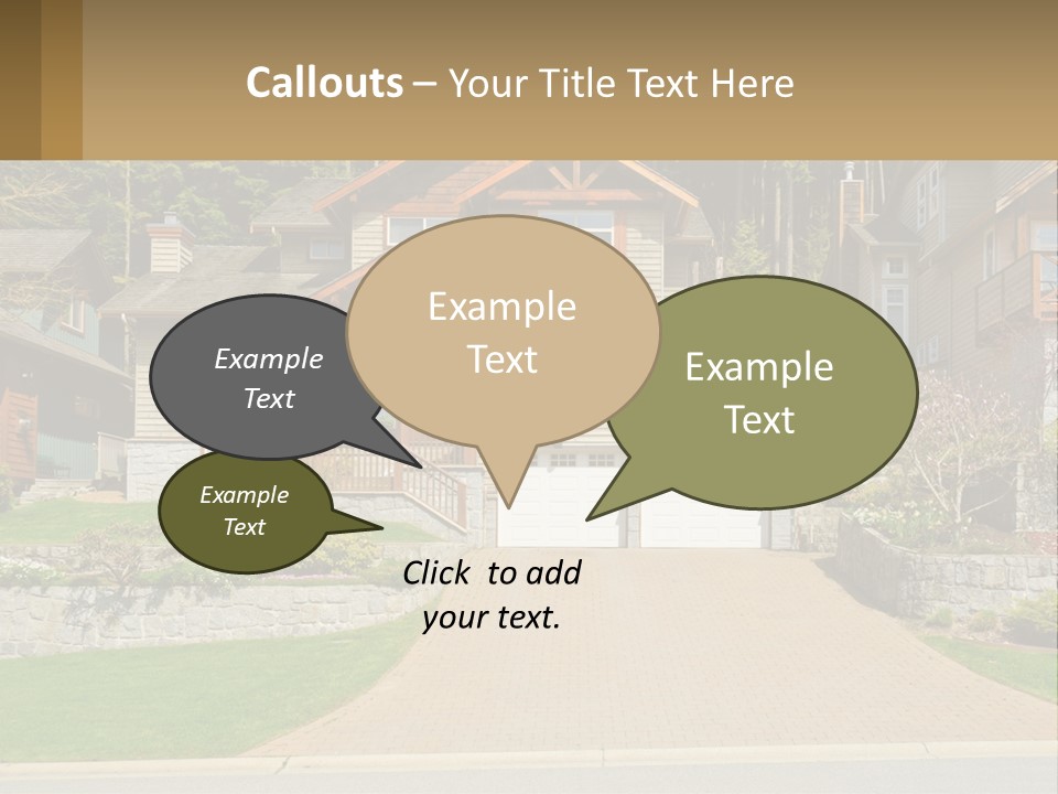 Property Rent Leaf PowerPoint Template