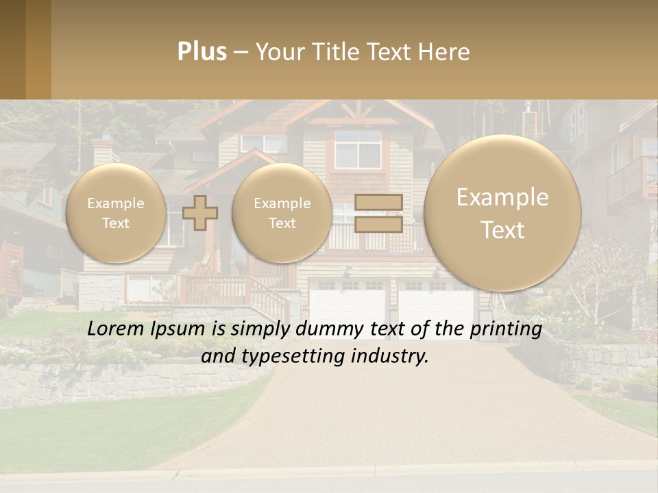Property Rent Leaf PowerPoint Template