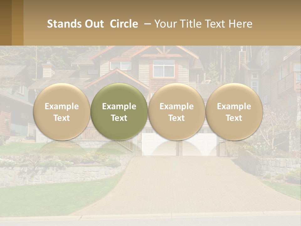 Property Rent Leaf PowerPoint Template