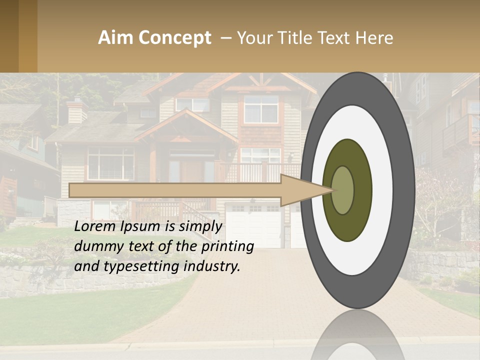 Property Rent Leaf PowerPoint Template