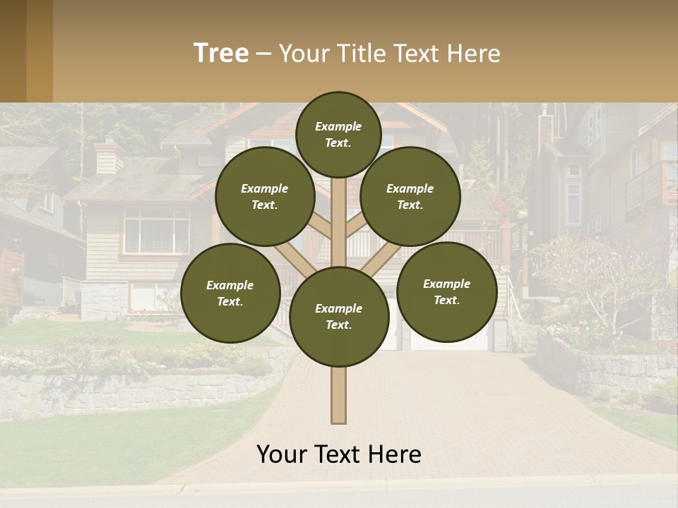 Property Rent Leaf PowerPoint Template