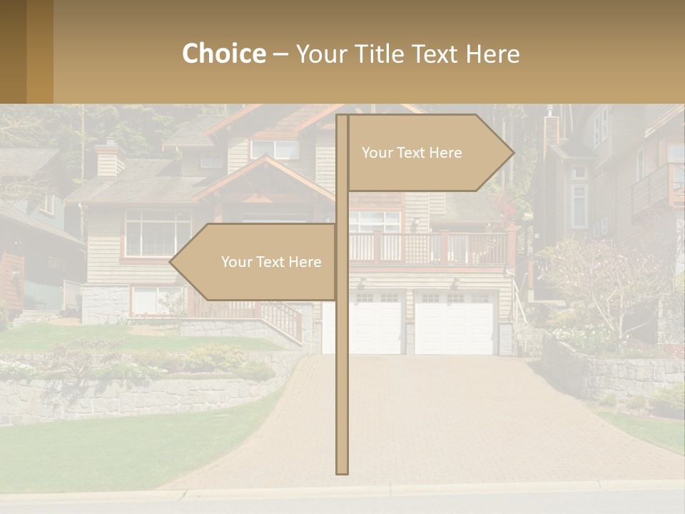 Property Rent Leaf PowerPoint Template