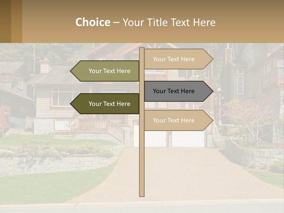 Property Rent Leaf PowerPoint Template