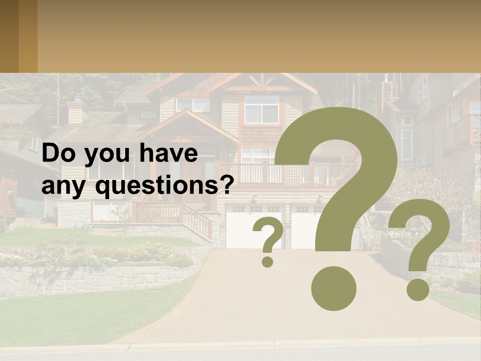 Property Rent Leaf PowerPoint Template