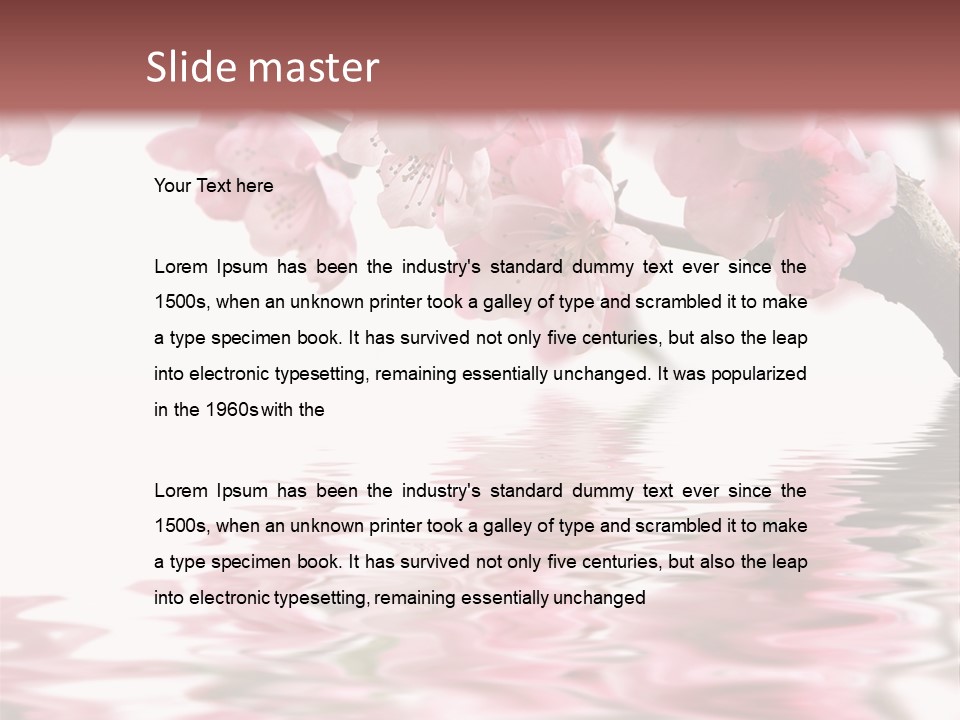 Property Selling Garden PowerPoint Template