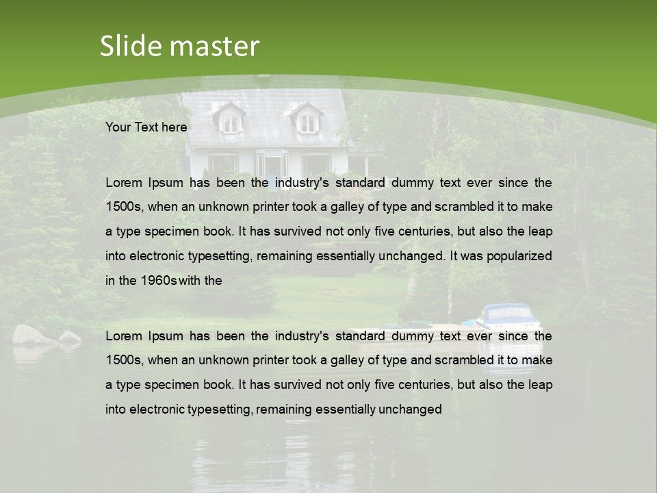 Nature Ownership Sky PowerPoint Template