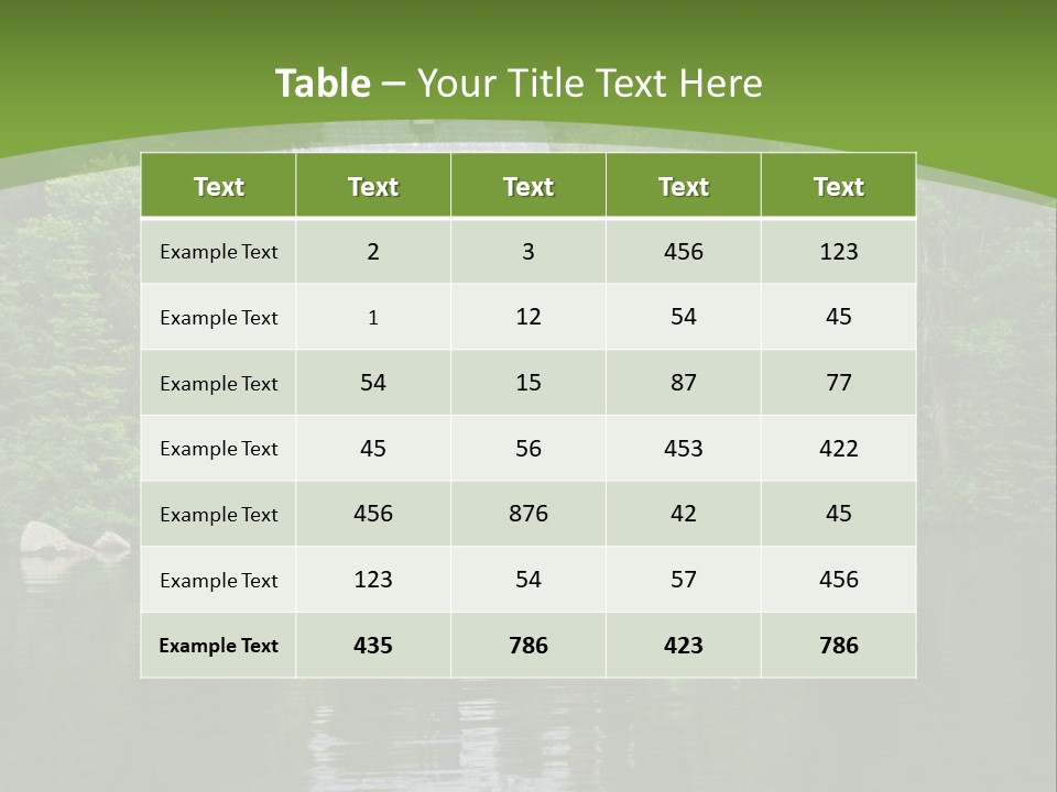 Nature Ownership Sky PowerPoint Template