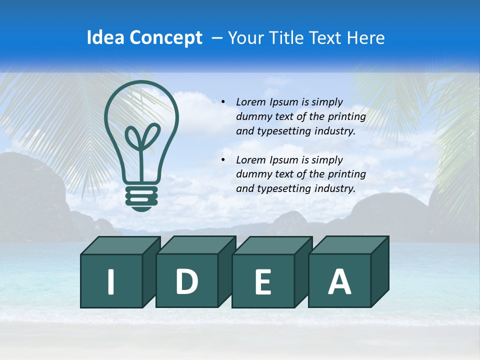 Leaf Dream Sale PowerPoint Template