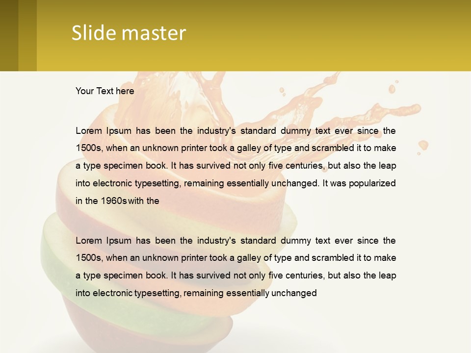 Sky Holding Green PowerPoint Template