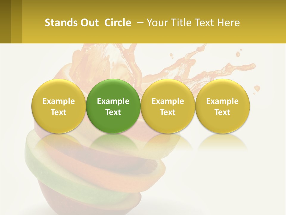 Sky Holding Green PowerPoint Template