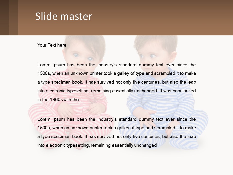 Structure Hand Nature PowerPoint Template