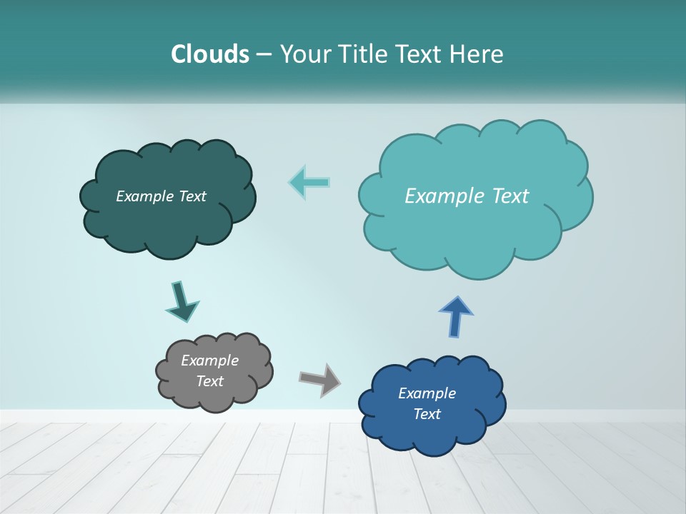 Hand Cloud Ownership PowerPoint Template