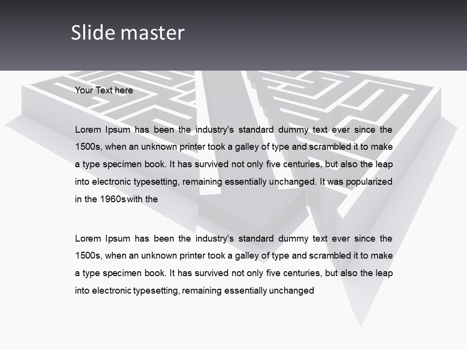 Garden Finance Estate PowerPoint Template