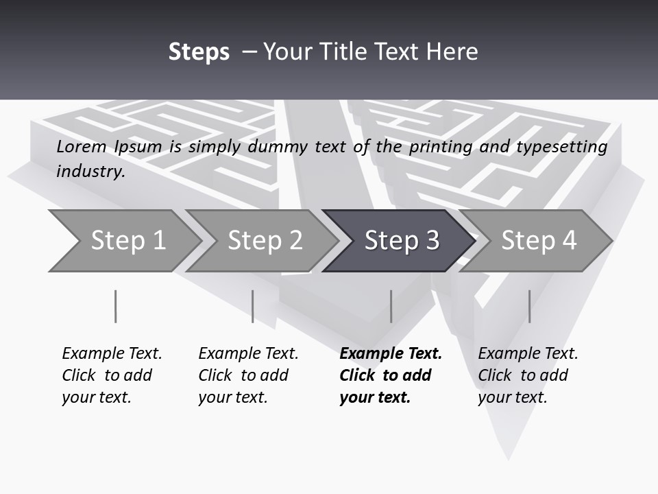 Garden Finance Estate PowerPoint Template
