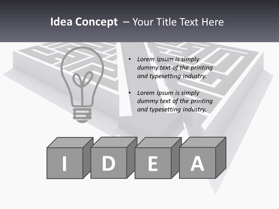 Garden Finance Estate PowerPoint Template