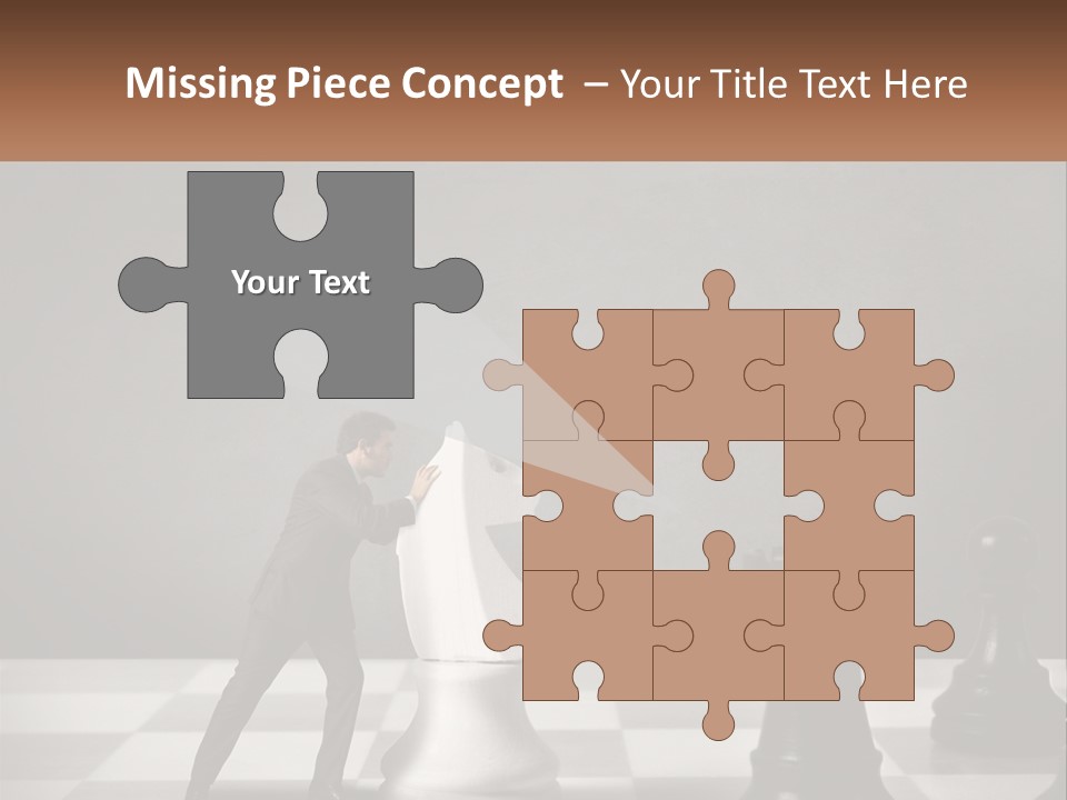 Home Man Sky PowerPoint Template