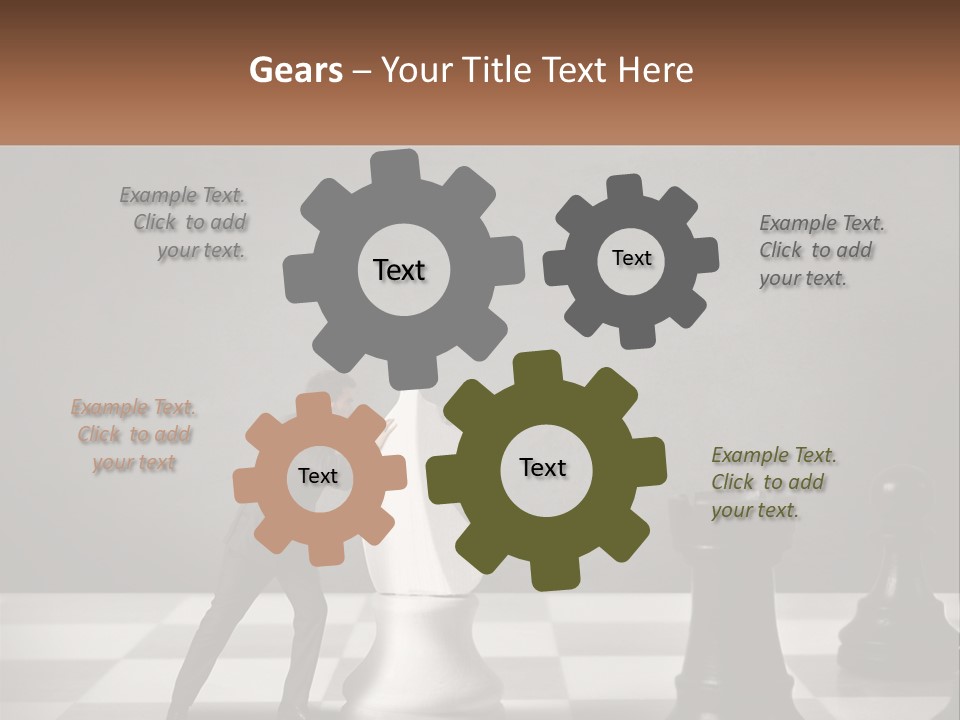 Home Man Sky PowerPoint Template