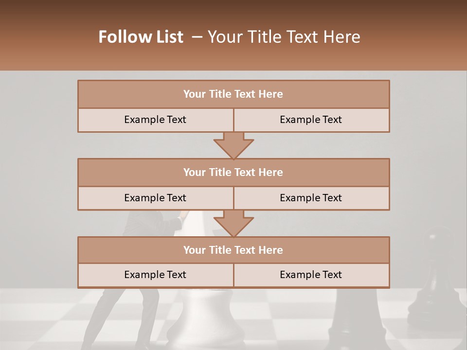 Home Man Sky PowerPoint Template