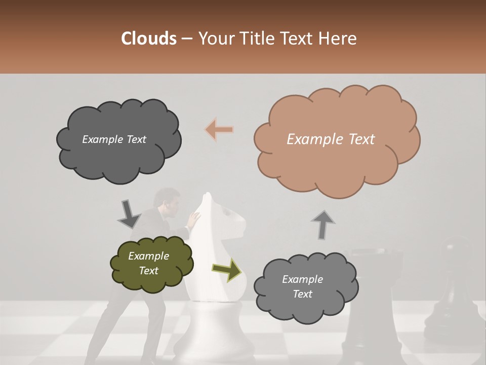 Home Man Sky PowerPoint Template