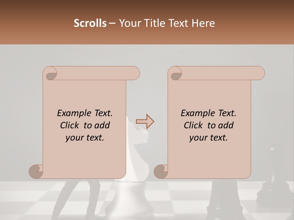 Home Man Sky PowerPoint Template