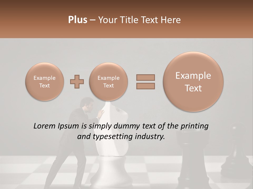 Home Man Sky PowerPoint Template