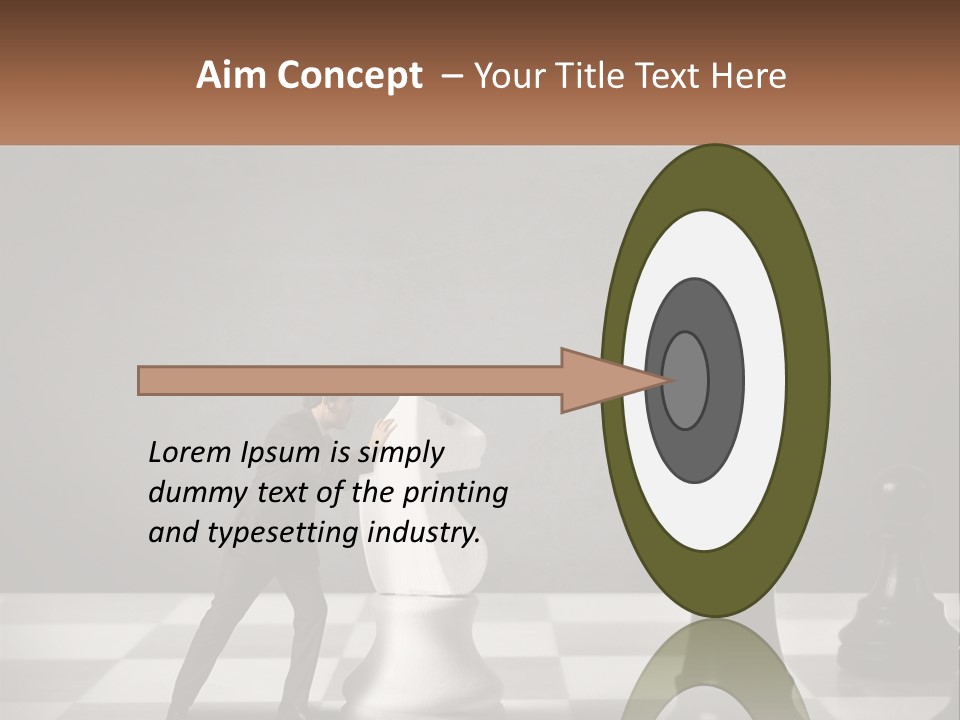 Home Man Sky PowerPoint Template