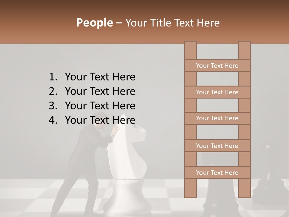 Home Man Sky PowerPoint Template