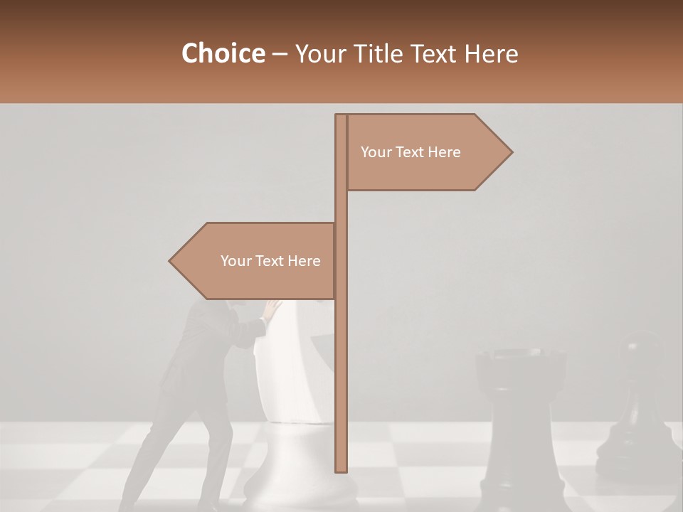 Home Man Sky PowerPoint Template