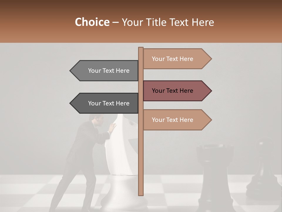 Home Man Sky PowerPoint Template