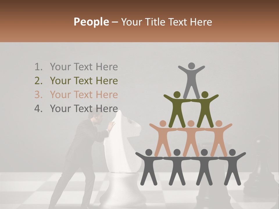 Home Man Sky PowerPoint Template