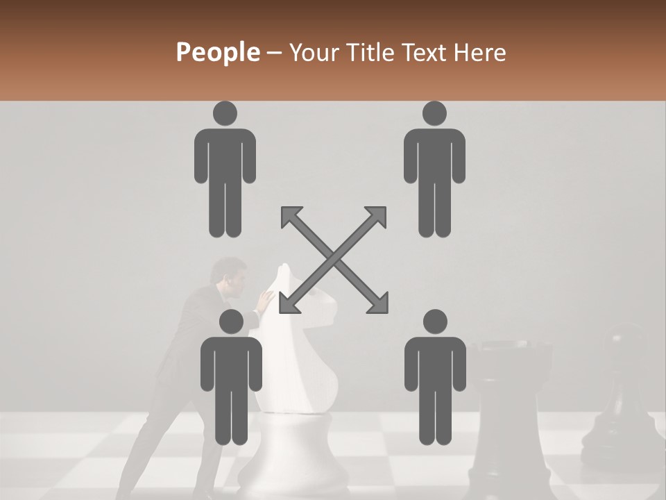 Home Man Sky PowerPoint Template