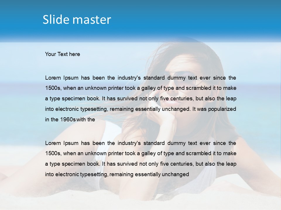 Lawn Loan Sky PowerPoint Template