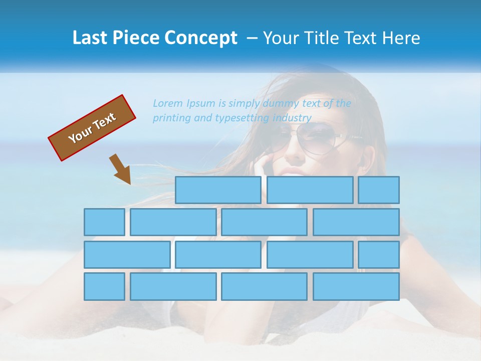 Lawn Loan Sky PowerPoint Template