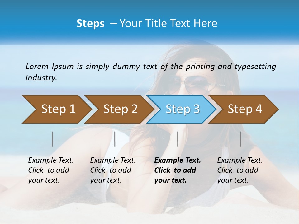 Lawn Loan Sky PowerPoint Template