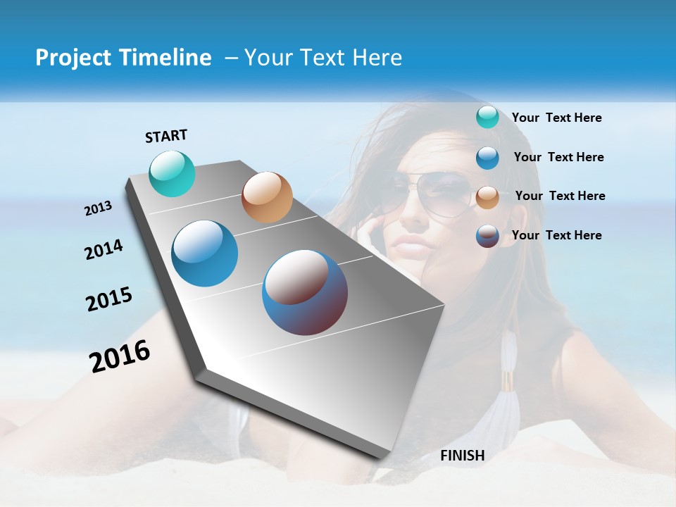 Lawn Loan Sky PowerPoint Template