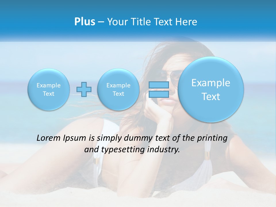 Lawn Loan Sky PowerPoint Template