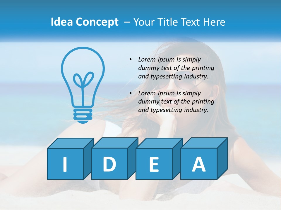 Lawn Loan Sky PowerPoint Template