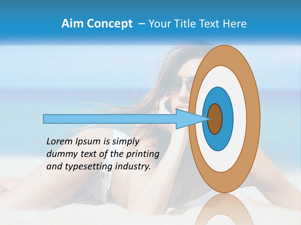 Lawn Loan Sky PowerPoint Template