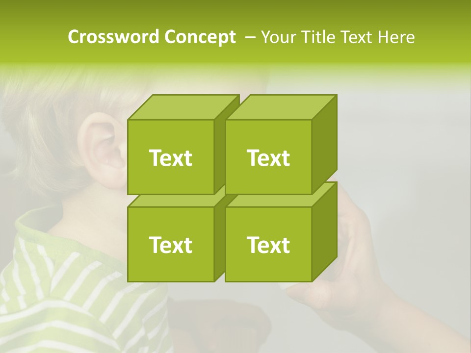 Conceptual Small Garden PowerPoint Template