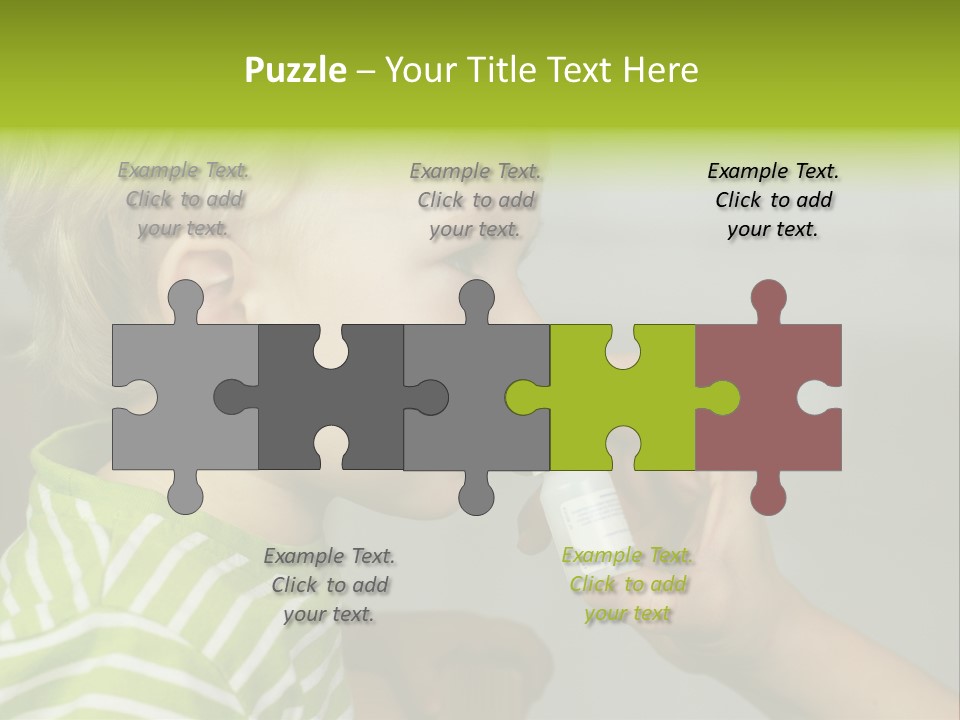 Conceptual Small Garden PowerPoint Template