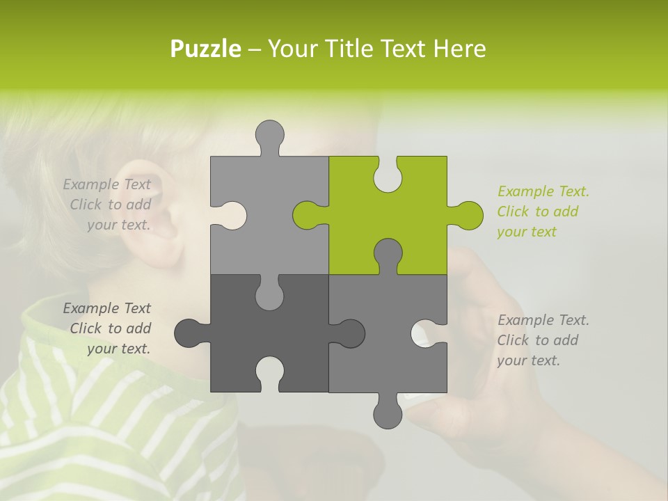 Conceptual Small Garden PowerPoint Template