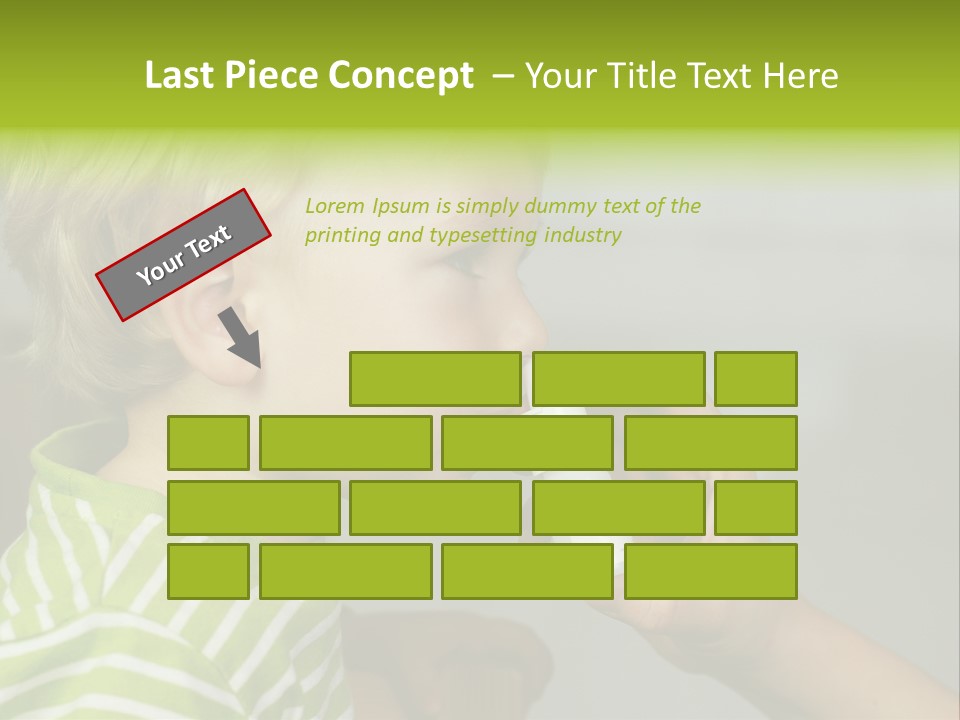 Conceptual Small Garden PowerPoint Template