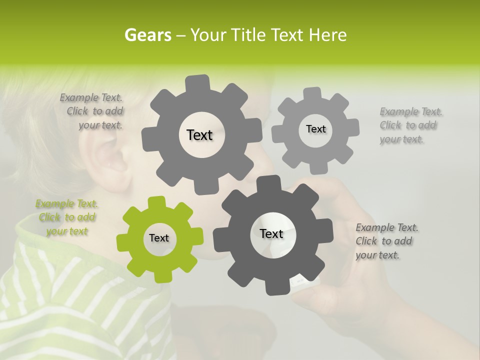 Conceptual Small Garden PowerPoint Template