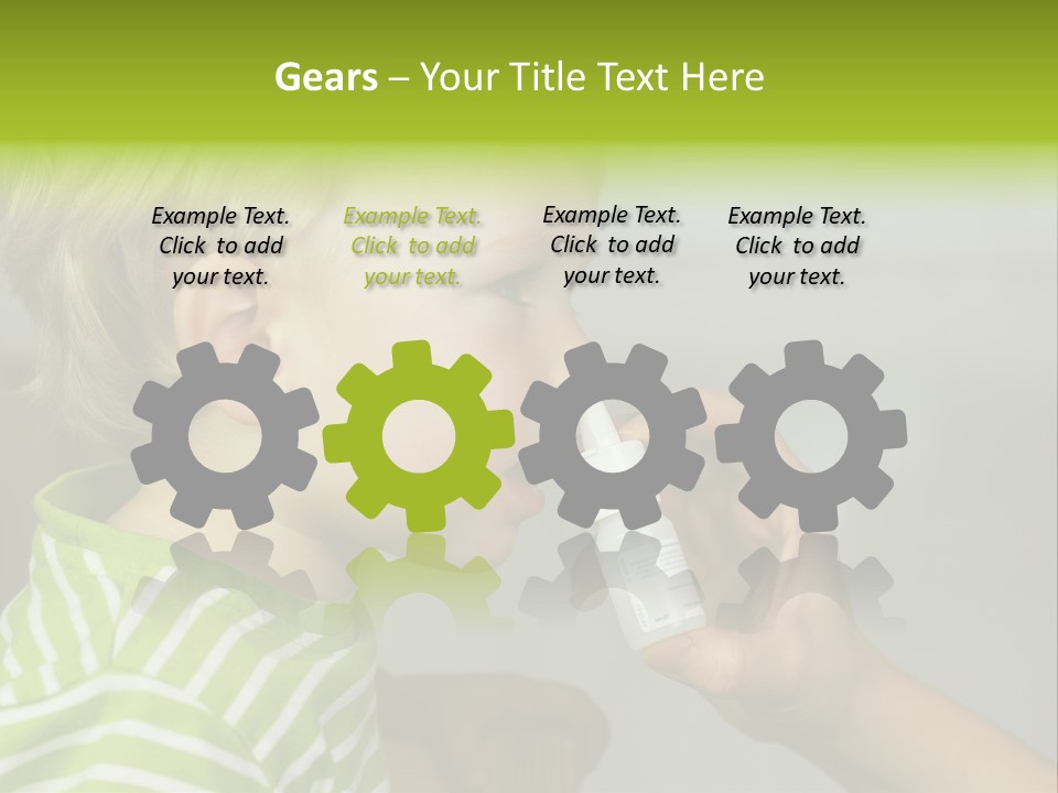 Conceptual Small Garden PowerPoint Template