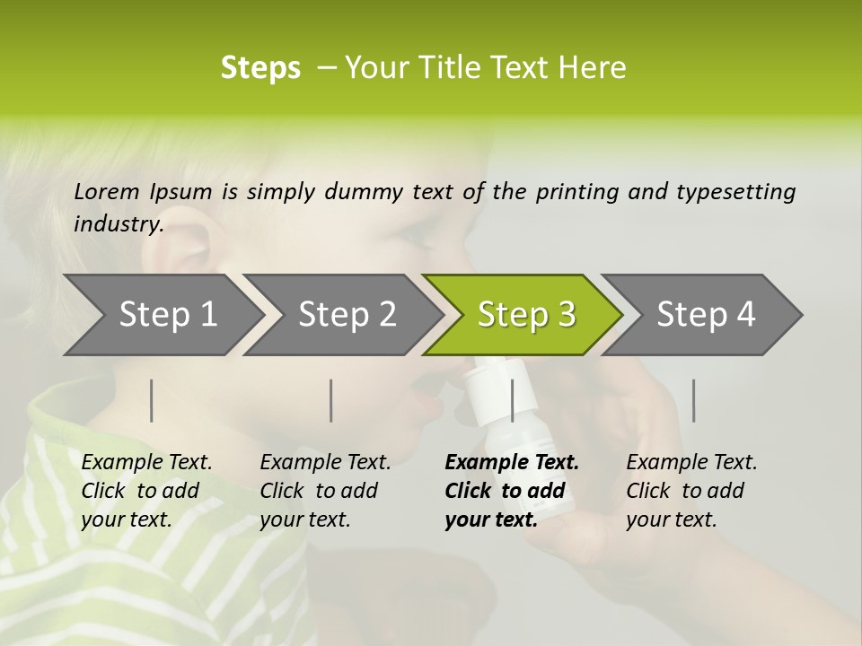 Conceptual Small Garden PowerPoint Template