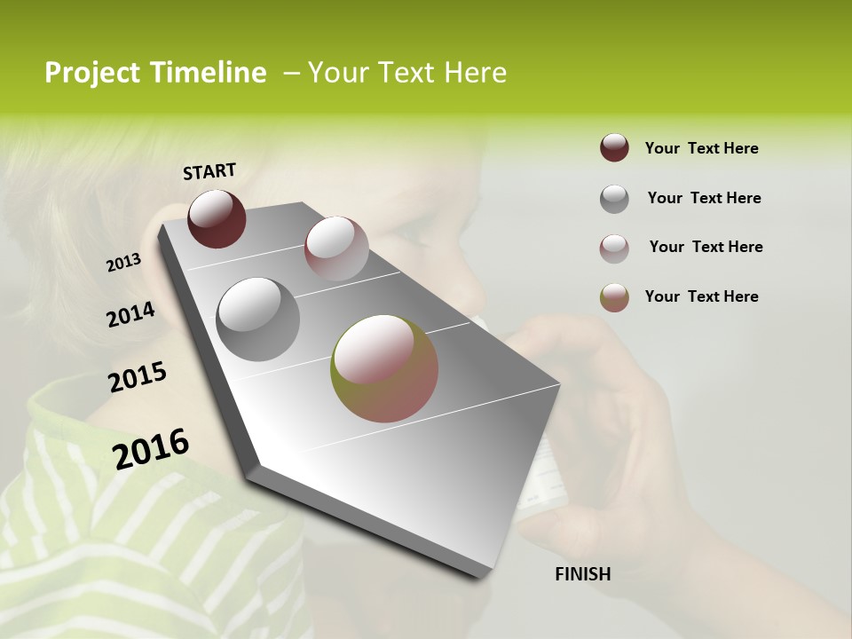 Conceptual Small Garden PowerPoint Template